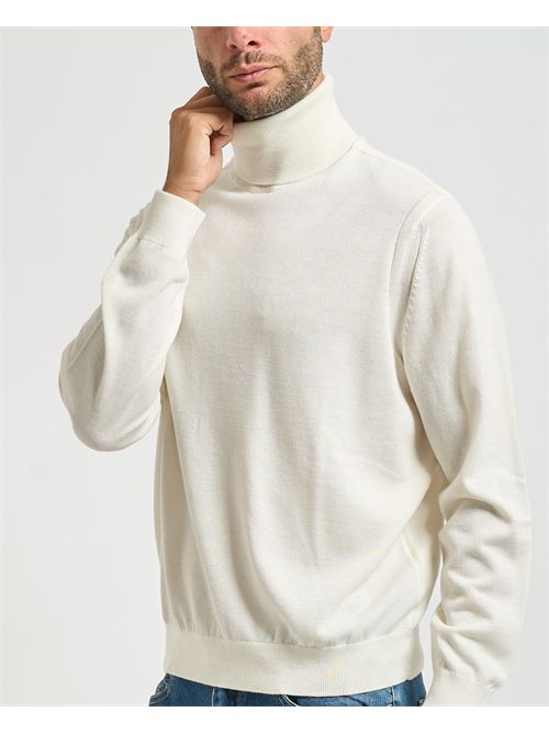 Armani Exchange men's turtleneck sweater in wool blend ARMANI EXCHANGE | XM000900-AF11982U0009